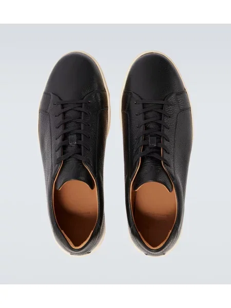 Sneakerși George Cleverley din piele negru