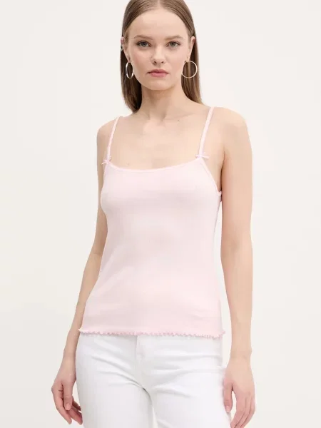 Τοπ Tommy Jeans ροζ