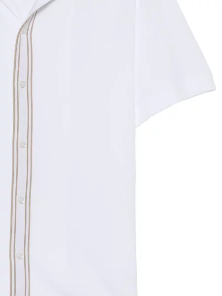 Pletena košulja Boss bijela