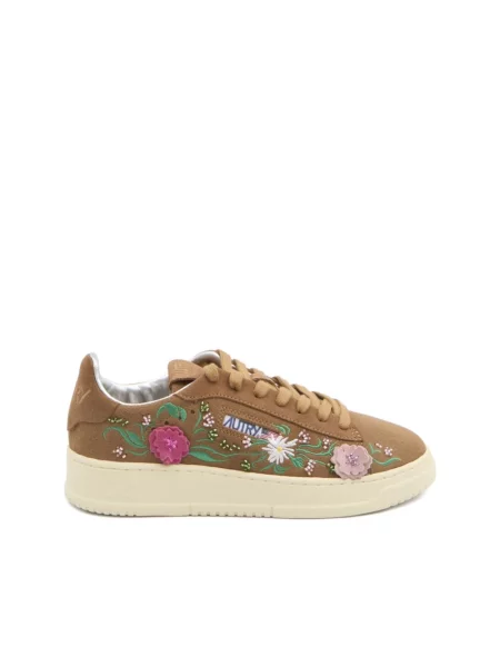 Sneakersy Autry skórzane brązowe