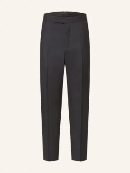 Thom Browne. Spodnie Garniturowe Slim Fit schwarz czarne