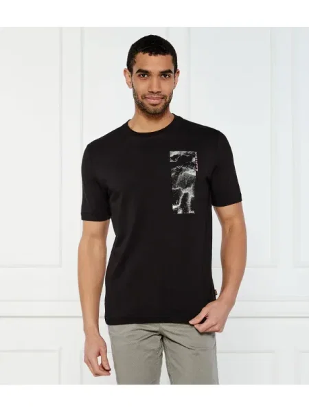 BOSS ORANGE Tricou Te_atacama negru
