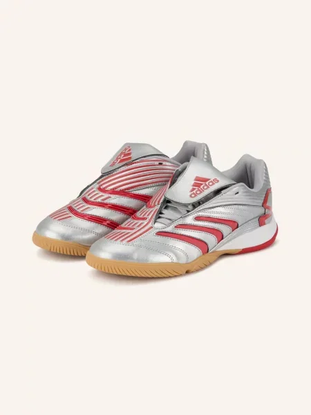 Adidas Originals Tenisky Predator Sala stříbrná červená