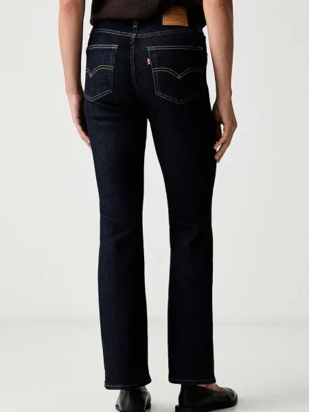 Levi's jeansy bootcut HIGH RISE BOOTCUT granatowe