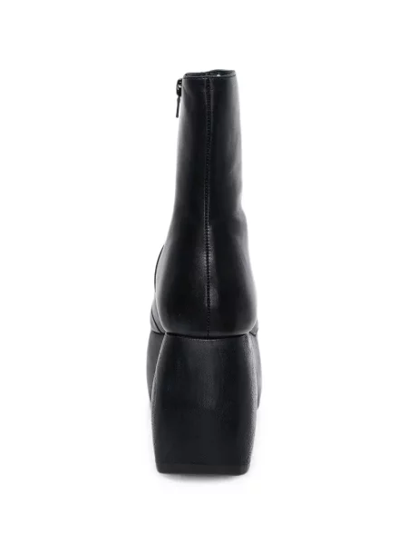 Cizme scurte Comme Des Garçons cu platformă negru