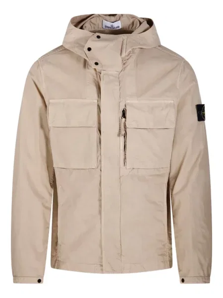 Geacă Stone Island cu glugă cu strasuri