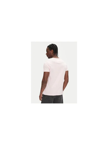 Tommy Jeans Póló Slim Fit rózsaszín