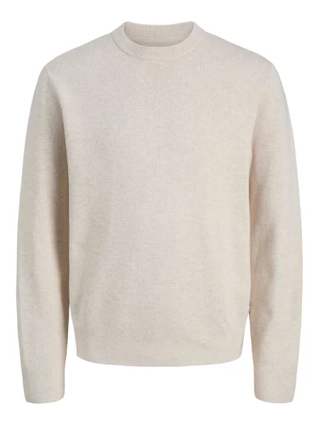 JACK & JONES Πουλόβερ JPRBLamilano μελανζέ λευκό