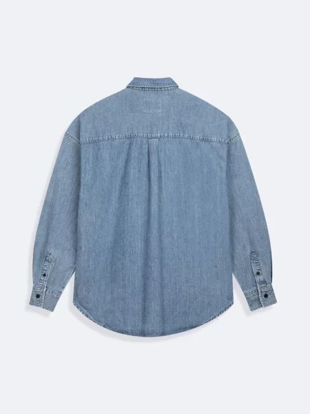 Джинсовая рубашка Ltb Jeans синяя