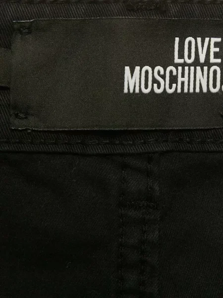 Τζιν Love Moschino με αυτόγραφο μαύρο