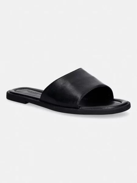 Vagabond Shoemakers papuci cu plat pentru femei din piele ZAIDA negru