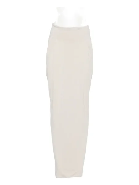 Fusta maxi Entire Studios drapată gri