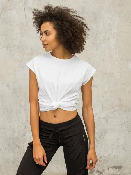 Tricou Fashionhunters alb