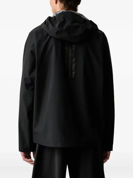 Hanorac Adidas cu glugă cu imagine din țesătură twill albastru