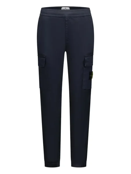 Spodnie cargo dziecięce Stone Island niebieskie