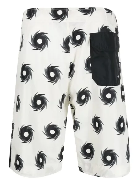 Slip de baie Palm Angels cu imagine cu cordon