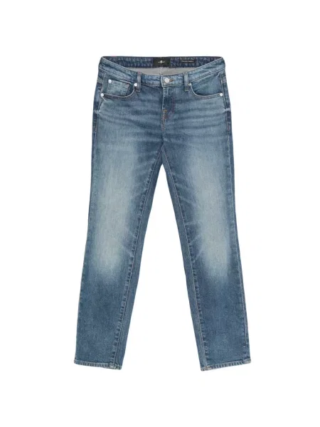 Blugi 7 For All Mankind cu 5 buzunare albastru