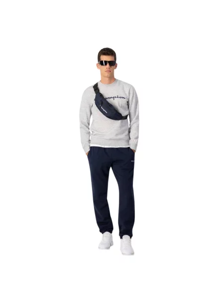 Bluza Z Haftowanym Logo szara