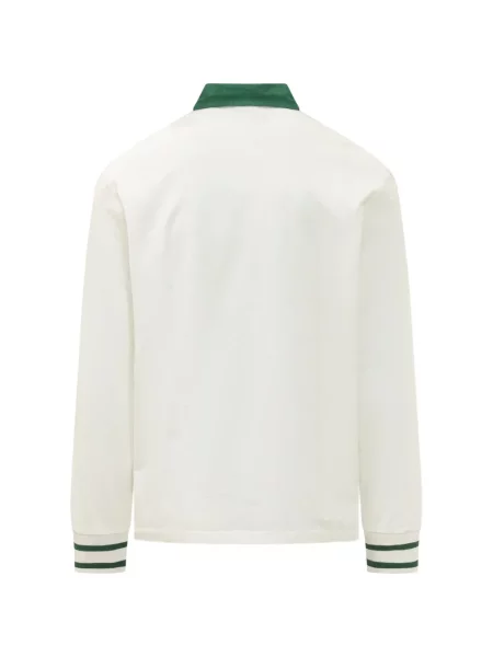 Μακρύς polo Drôle De Monsieur με σχέδιο λευκό