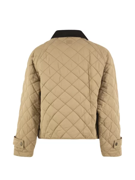 Gulerat matlasat geacă Weekend Max Mara de catifea cord