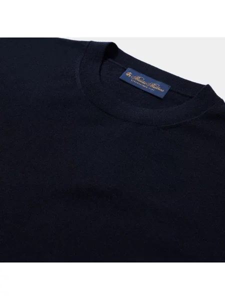 Sweter Brooks Brothers z kaszmiru niebieski