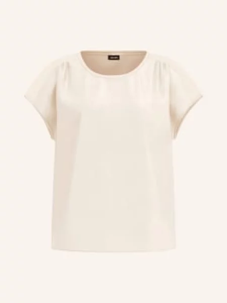 Joop! Bluzka Tancy Z Mieszanki Materiałów beige beżowa