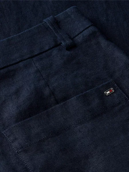 Pantaloni Tommy Hilfiger albastru