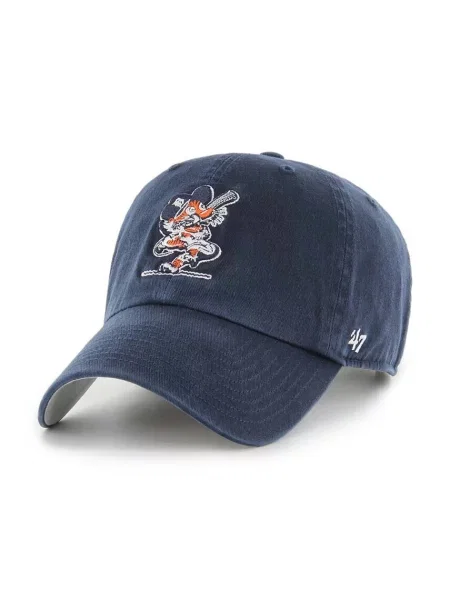 Шапка с козирка 47 brand MLB Detroit Tigers с апликация тъмносиньо