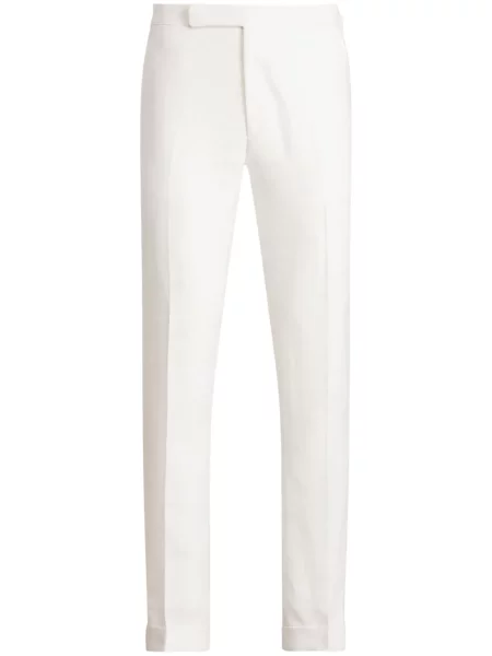 Pantaloni Ralph Lauren Purple Label de in alb