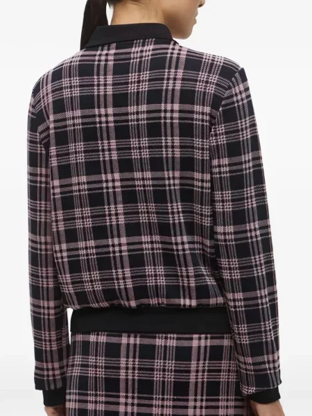 Pledas raštuotas striukė Ea7 Emporio Armani juoda