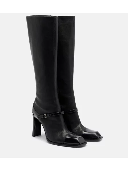 Cizme Mcqueen din piele negru