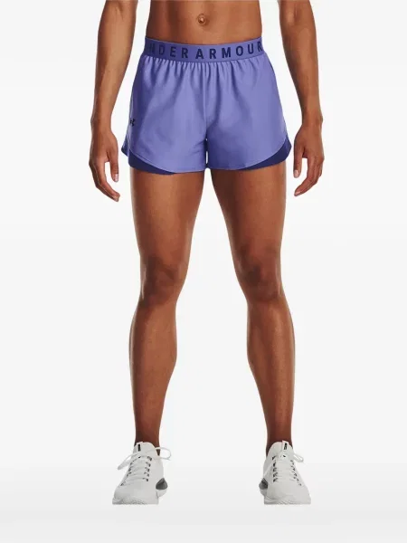 Pantaloni scurți Under Armour cu autograf violet