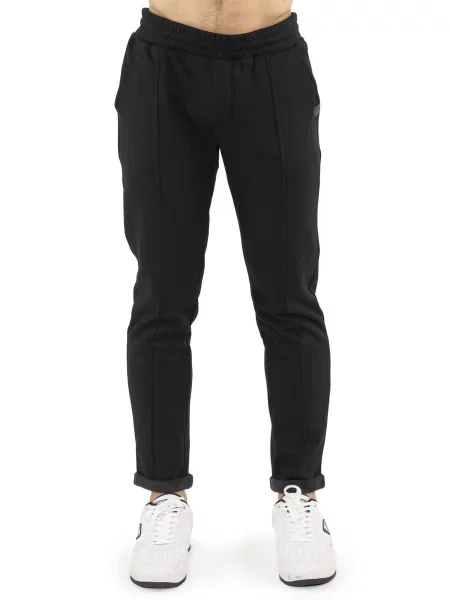 Bluza z z sznurek regulacyjny na co dzień czarna