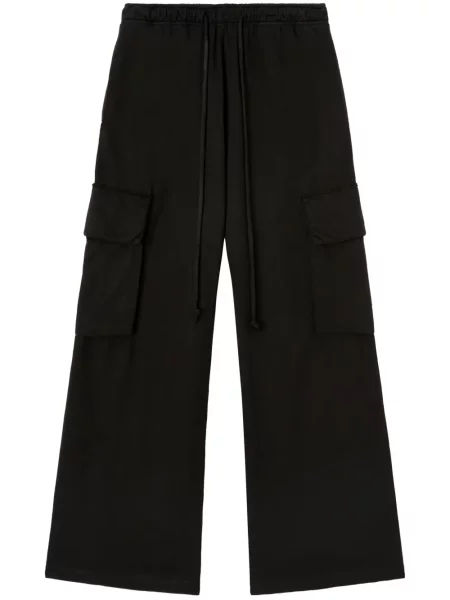 Szerokie spodnie cargo Palm Angels czarne