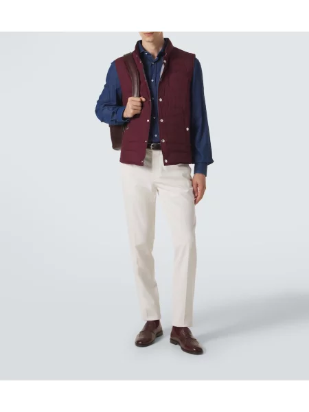 Pantaloni Brunello Cucinelli alb