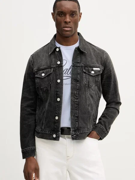 Calvin Klein Jeans farmerdzseki fekete