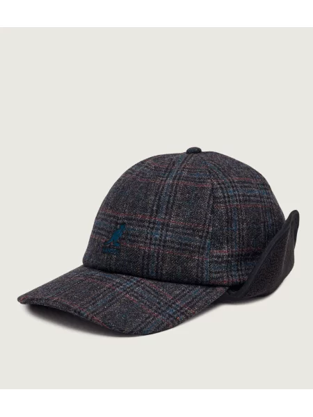 KANGOL Baseball sapka gyapjú hozzáadásával szürke
