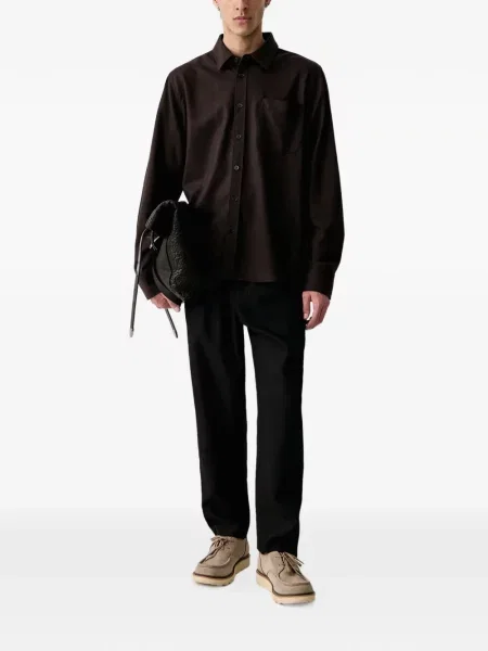 Πουκάμισο Rag & Bone καφέ