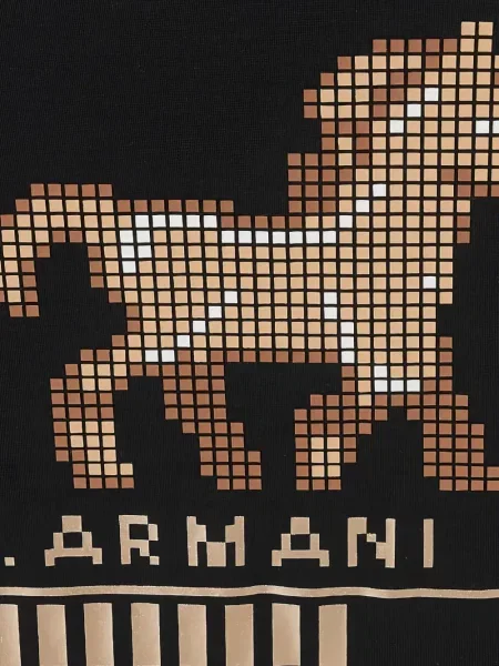 Koszulka dziecięca Emporio Armani czarna