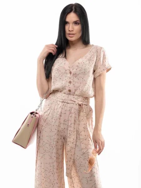 Блуза RiMari текстиль бежевий