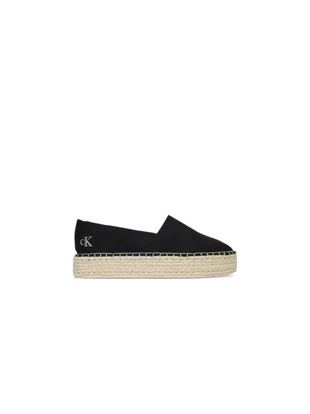 Calvin Klein Jeans Espadrilky Flatform Esdparille Mg/Hdw černá