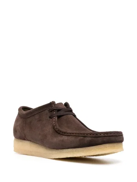 Semišové loafers Clarks Originals hnědé