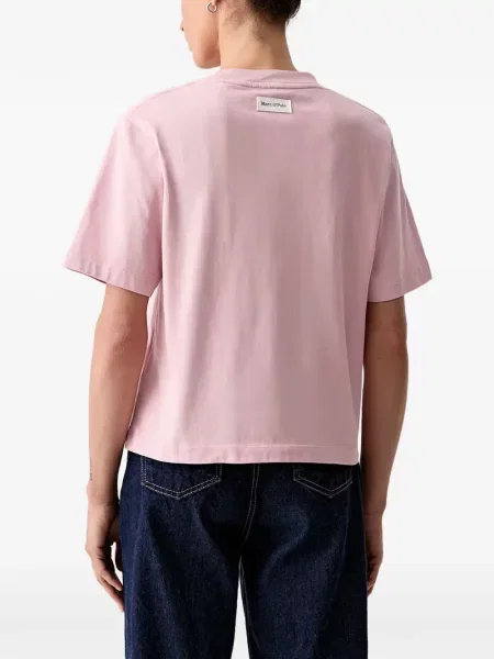 Tricou polo Marc O'polo cu autograf roz