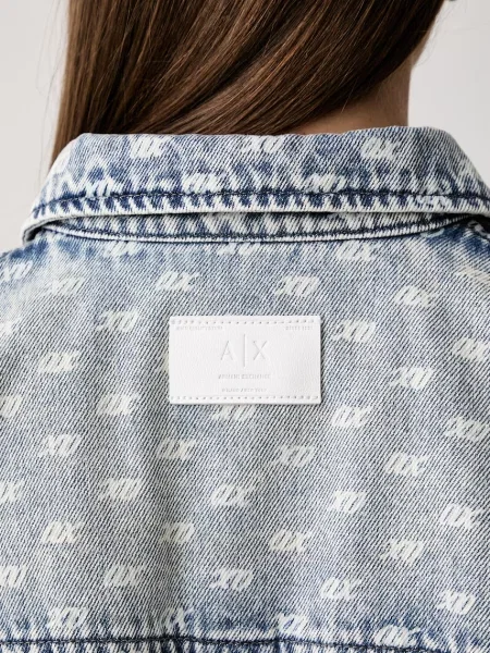 Джинсовая рубашка Armani Exchange