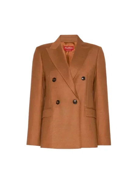 Marynarka Max Mara Studio wełniana brązowa