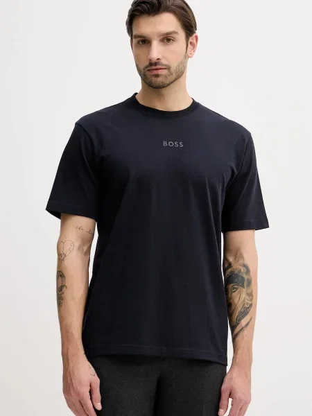 BOSS Green tricou bărbătesc Tee 10 verde