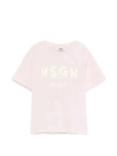 Koszulka dziecięca Msgm różowa