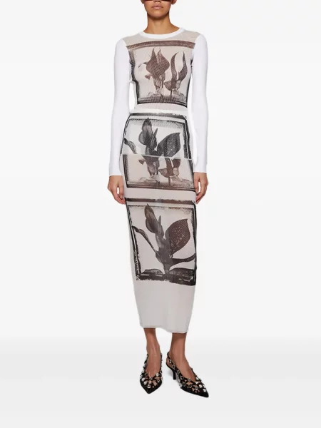 Top Jean Paul Gaultier alb