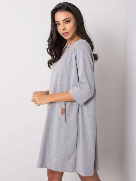 Rochie Fashionhunters de costum gri