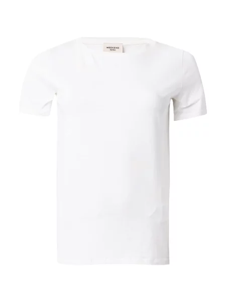 Weekend Max Mara Tricou MULTIB' alb